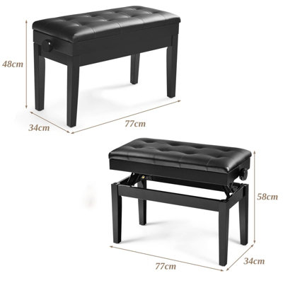 Double stool bench hot sale