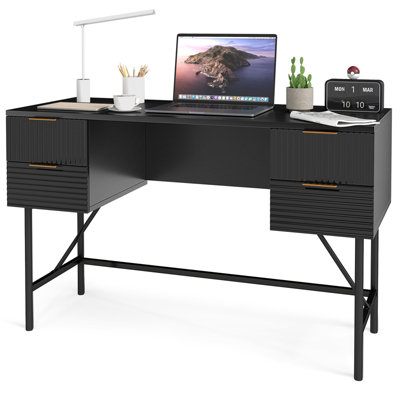 Costway Home Office Desk Computer Desk Writing Table PC Workstation W ...