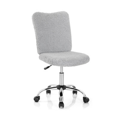 Faux fur deals office chair