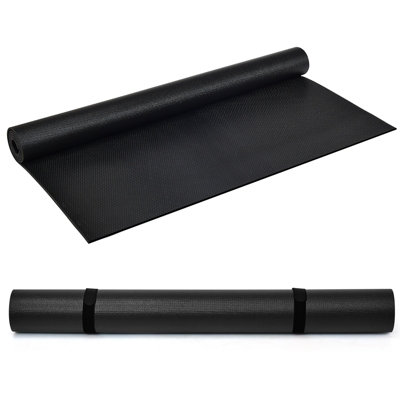 Costway Home Yoga Mat 8mm Thick Tear Resistant Padded Exercise Mat