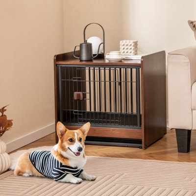Photo inspiration: Fresh Look at Costway Indoor Dog Cage Crate Pet House End Table W