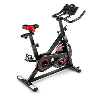 Goplus adjustable indoor exercise best sale bike for cardio fitness