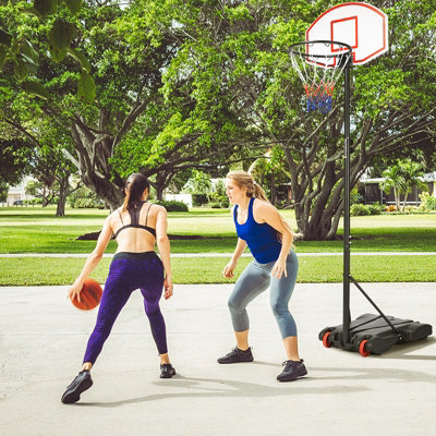Costway Indoor Outdoor Basketball Hoop System Portable Basketball Stand - 3