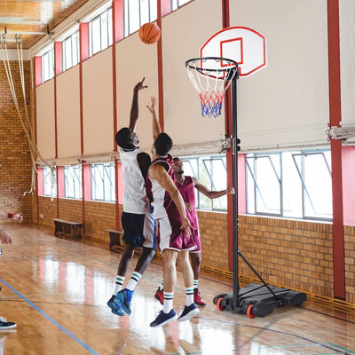 Costway Indoor Outdoor Basketball Hoop System Portable Basketball Stand - 4