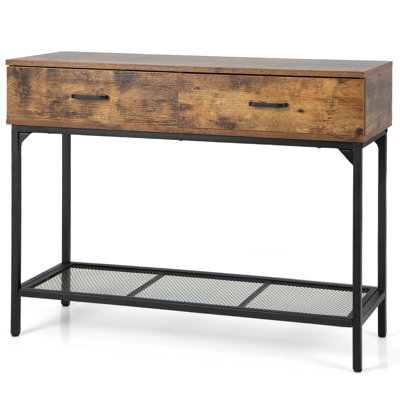 Long skinny console clearance table