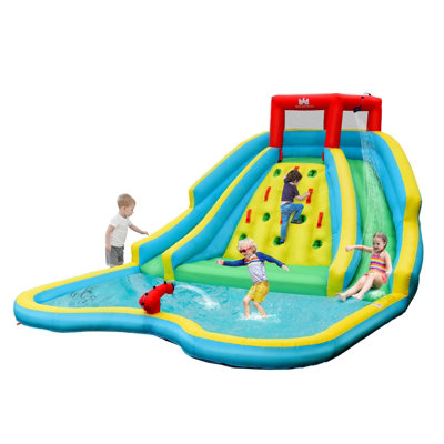 Costway Inflatable Slide Bouncer Backyard Inflatable Water Slide Park