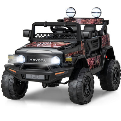 Costway Kids 12V Licensed Electric Car Toddlers Ride on Toy Truck w ...