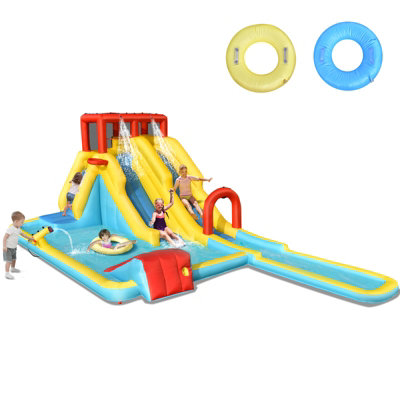 Aldi jumping castle water 2024 slide