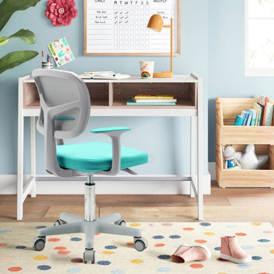 Costway Kids Computer Chair Low Back Task Study Chair Children Office Chair Height Adjustable