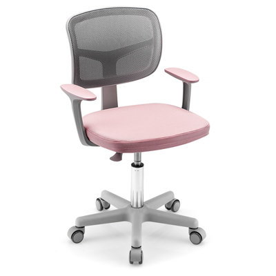 Costway Kids Computer Chair Low Back Task Study Chair Children Office Chair Height Adjustable