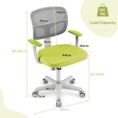 Low back store desk chair