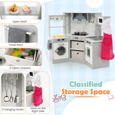 Kidkraft ultimate corner play kitchen white online