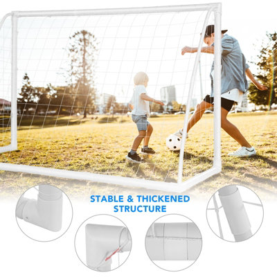 Portable Color Block Plastic Portable Football Goals Net For Kids