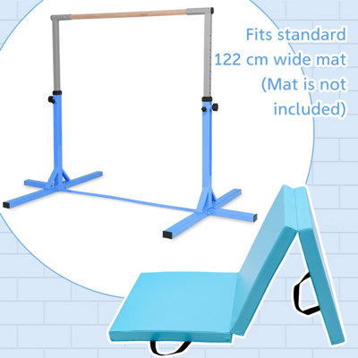 Costway Kids Junior Horizontal Kips Bar Gymnastics Training Bar Gym - 6