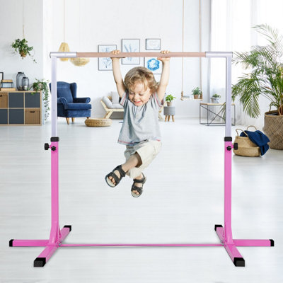 Costway Kids Junior Horizontal Kips Bar Gymnastics Training Bar