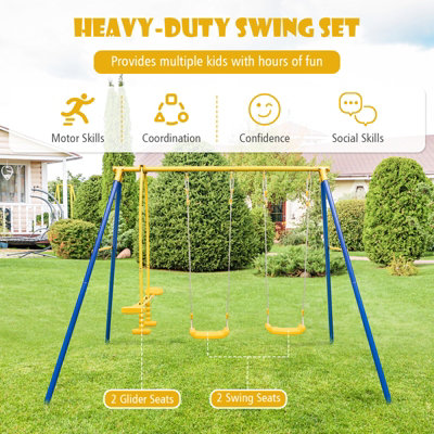 Sturdy swing set on sale