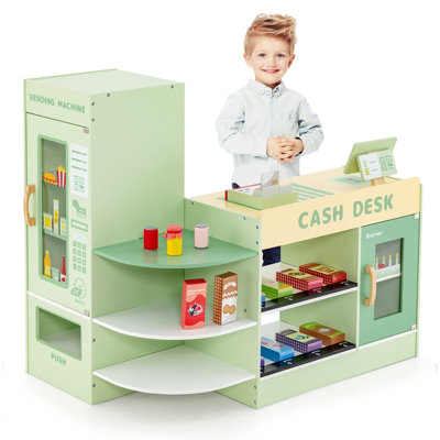 Supermarket 2024 playset wooden