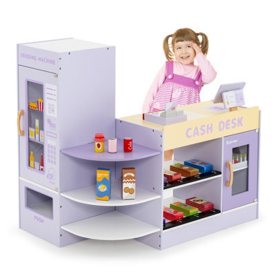 Kids deals wooden supermarket