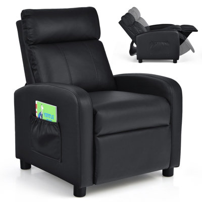 Childs leather online chair