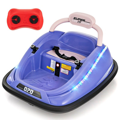 Costway Kids Ride On Bumper Car Electric Children 360 Swivel Toy