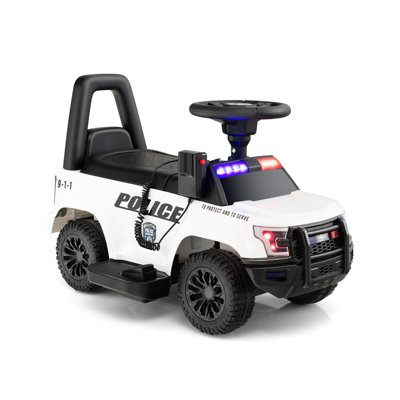 Police Car Ride on with Toy Vehicles 