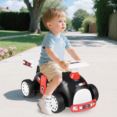 COSTWAY Kids Ride On Car Foot-to-Floor Sliding Toy with Under-Seat ...
