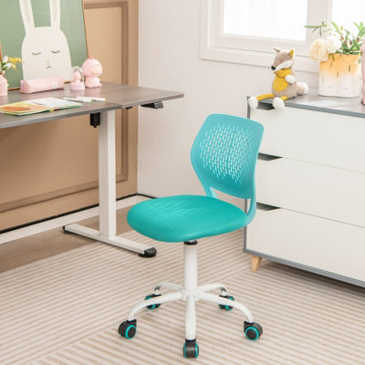 Plastic swivel deals desk chair