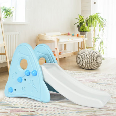 Costway Kids Slide Freestanding Baby Play Climber Slide Set Widened Pedals - 4