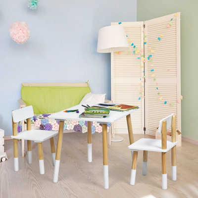 B&q childrens table online and chairs