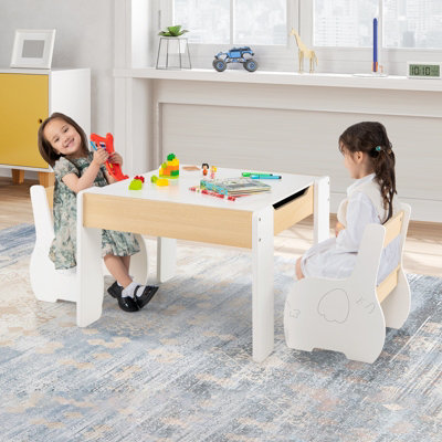 Espresso childrens table and chairs online