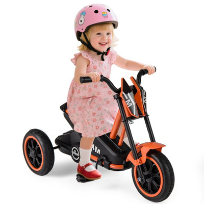 COSTWAY Kids Tricycle Ride on Trike 3-Wheel Toddler Bike with Foot ...