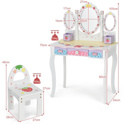 Childrens deals makeup vanity