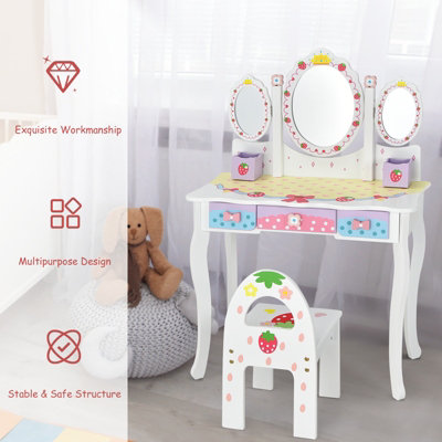 Childrens makeup hotsell dressing table