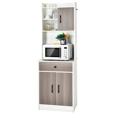 Kitchen pantry on sale with hutch