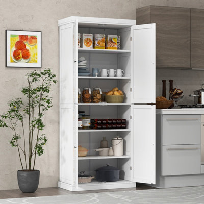 Costway Kitchen Buffet Sideboard Freestanding Pantry Cabinet Storage ...