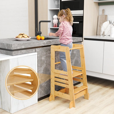Kids Kitchen Step Stool Toddler Step Stools For Kids, Toddler