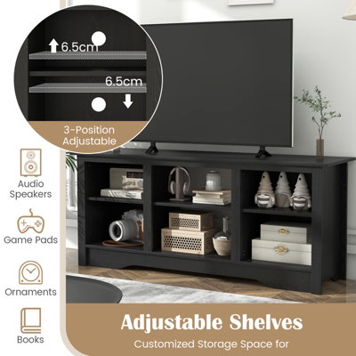 Costway Living Room TV Console Table TV Stand for up to 65