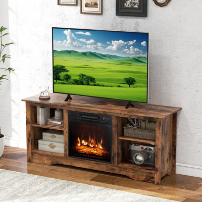 Costway Living Room TV Console Table TV Stand for up to 65" Flat Screen TVs
