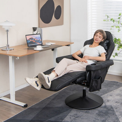 Reclining swivel massage online gaming chair