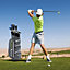 Costway Mens 9 PCS Complete Golf Club Set Includes 460cc Alloy Driver Right Handed