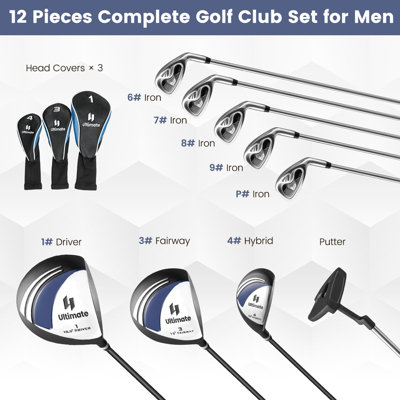 I deals have a complete set of golf clubs .sev