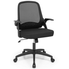 Costway Mesh Office Chair Height Adjust Swivel Rolling Chair Computer Desk Mid-Back Chair Ergonomic