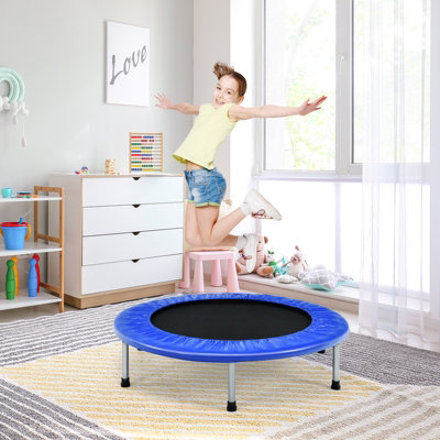 Indoor baby jump mini-trampoline