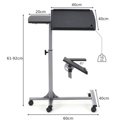 Adjustable computer store tray