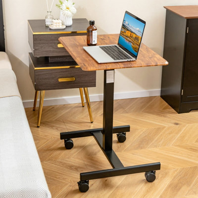 Wooden Height Laptop Desk For Sofa, Adjustable Laptop cheapest Table, Ergonomic Workstation Notebook Table, Portable Mobile And Laptop Desk