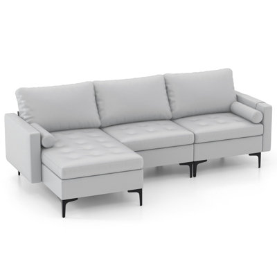 Large l on sale shaped sectional