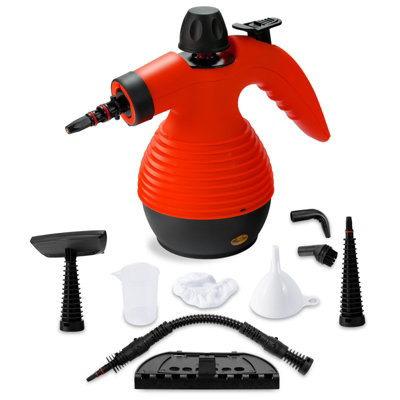 Costway Multipurpose Steam Cleaner Handheld Steamer W/ 9-piece Accessories for Home Car