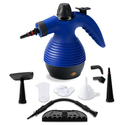 Costway Multipurpose Steam Cleaner Handheld Steamer W/ 9-piece Accessories for Home Car