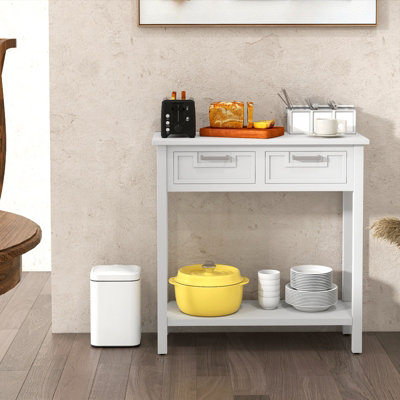 Narrow kitchen console table discount