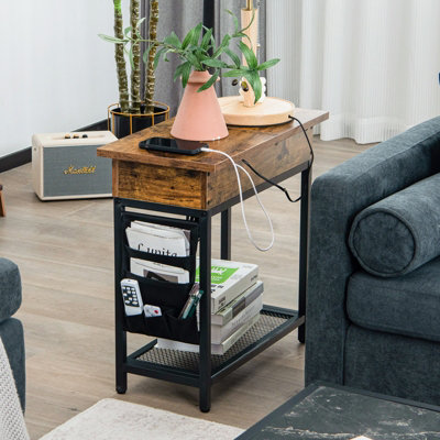 Accent table with charging station discount